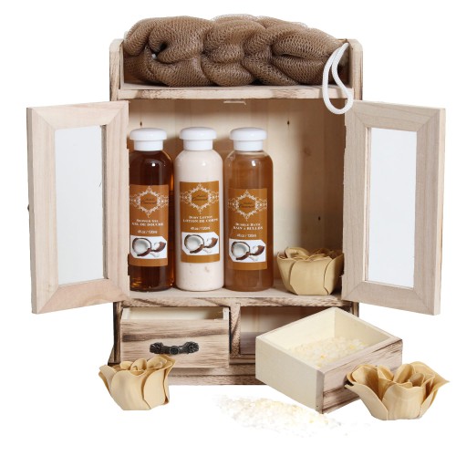 Krása - Brubaker Luxusní 10 - dílná dárková sada Coconut Spa ve skřínce