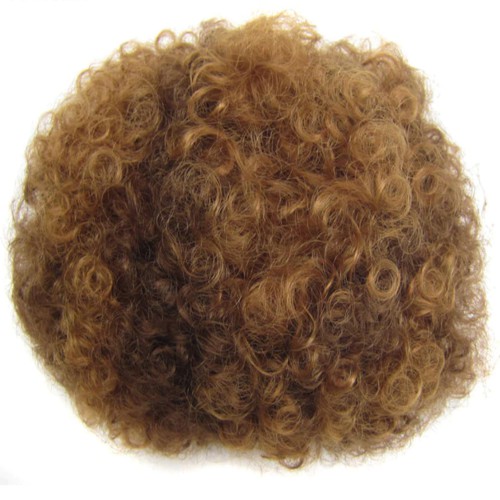 Prodlužování vlasů a účesy - Příčesek - Puff Afro drdol 20 cm