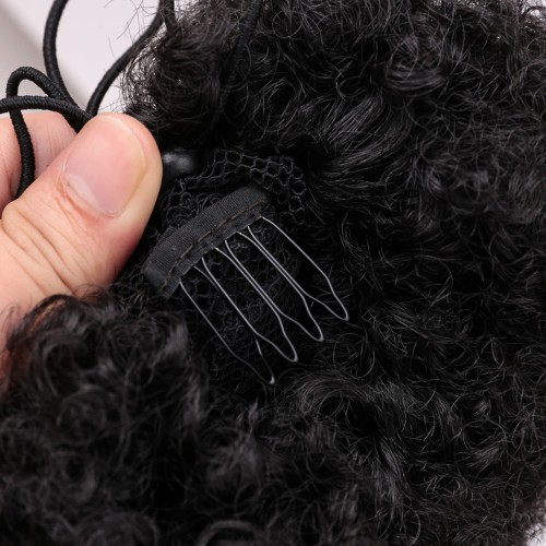 Prodlužování vlasů a účesy - Sada drdolů Puff Afro 15 cm
