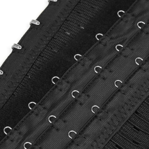 Formování postavy - Břišní stahovací pás s korzetovými kosticemi 25 cm - černý