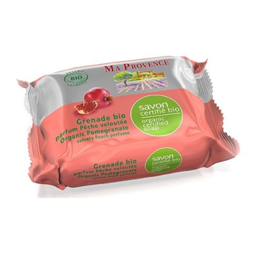 Kosmetika a zdraví - Přírodní bio mýdlo Ma Provence – granátové jablko, 75g