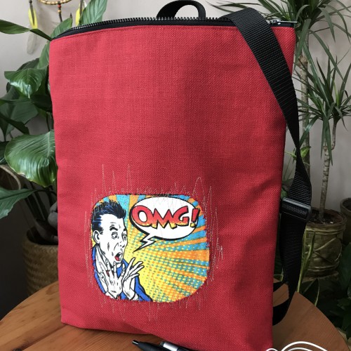 Dámská móda a doplňky - Verato Komiks batoh na laptop OMG