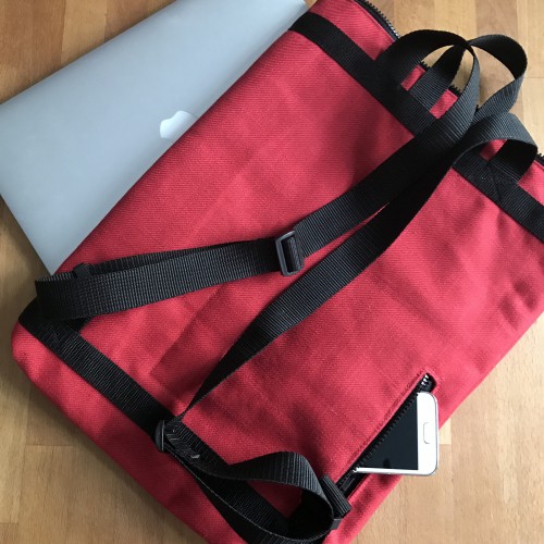 Dámská móda a doplňky - Verato Komiks batoh na laptop - červený