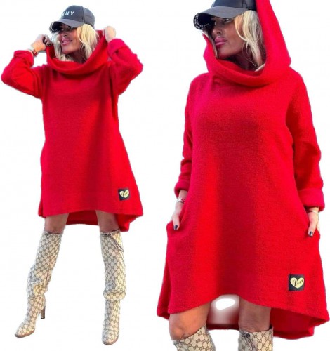 Dámská móda a doplňky - Mikina dámská BEAR - červená