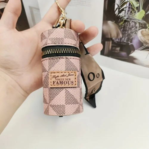 Dámská móda a doplňky - Luxusní kožená taštička na drobnosti - přívěšek