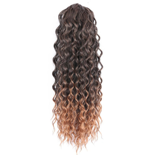 Prodlužování vlasů a účesy - Stahovací culík, cop kudrnatý Afro - 1BT30