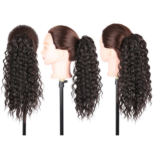 Prodlužování vlasů a účesy - Stahovací culík, cop kudrnatý Afro - 1BT30