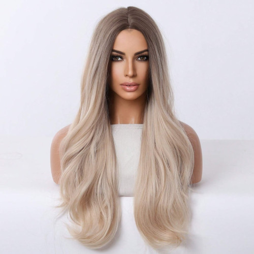 Prodlužování vlasů a účesy - Paruka SILVER blond