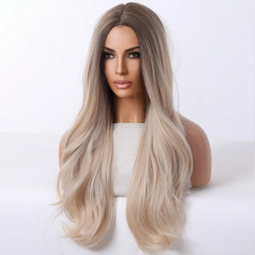 Prodlužování vlasů a účesy - Paruka SILVER blond