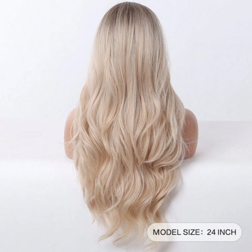 Prodlužování vlasů a účesy - Paruka SILVER blond