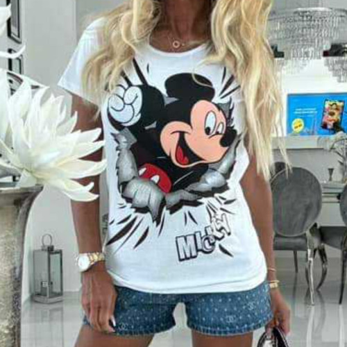 Dámská móda a doplňky - Dámské tričko Mickey