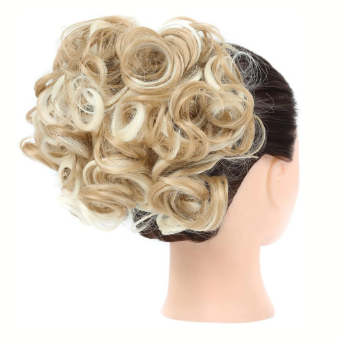 Prodlužování vlasů a účesy - Romantický příčesek, drdol - odstín 22H613