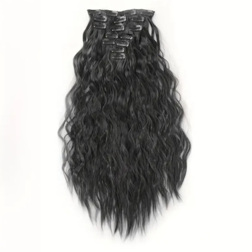 Prodlužování vlasů a účesy - Clip in sada WAVY zvlněná - odstín 1B