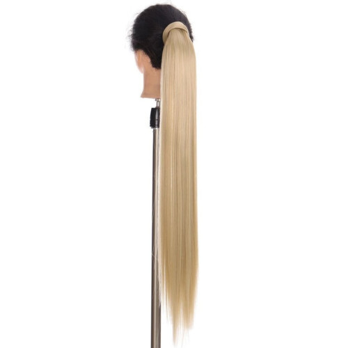 Prodlužování vlasů a účesy - Culík, cop rovný s omotávkou 85 cm