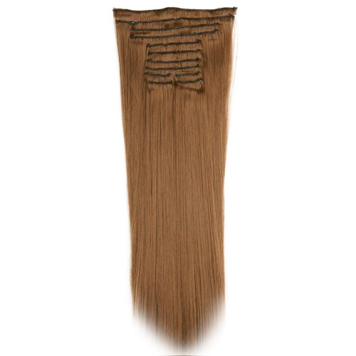 Prodlužování vlasů a účesy - Clip in sada DE-LUXE 57 cm - odstín 27
