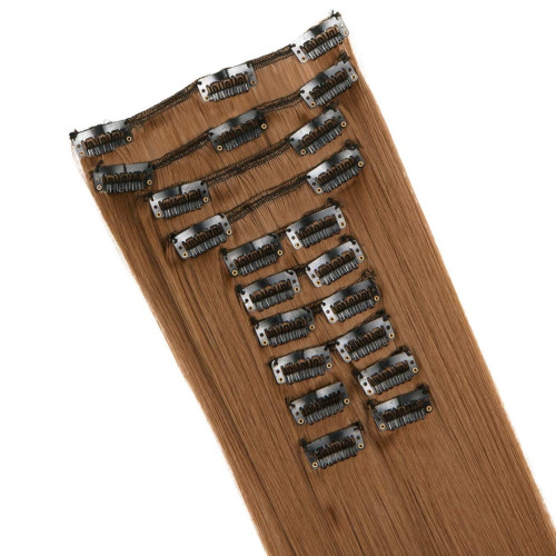Prodlužování vlasů a účesy - Clip in sada DE-LUXE 57 cm - odstín 27