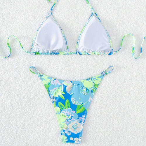 Dámská móda a doplňky - Dámské dvoudílné plavky - Blue summer