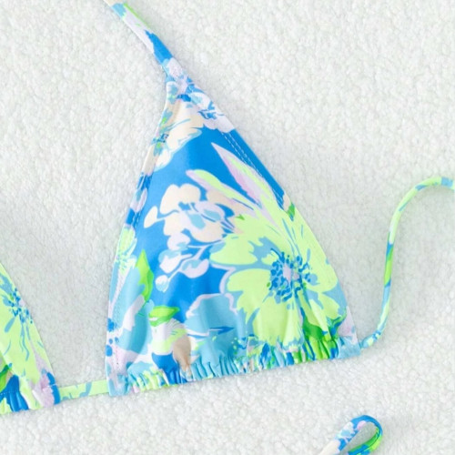 Dámská móda a doplňky - Dámské dvoudílné plavky - Blue summer