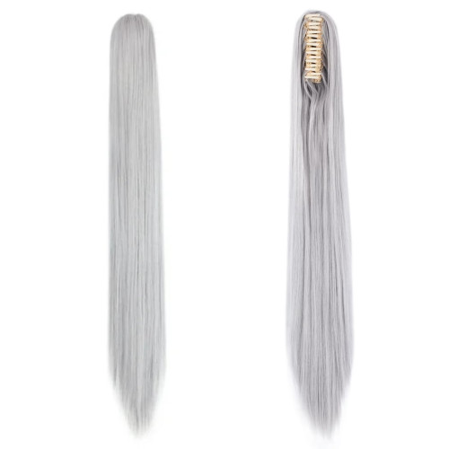 Prodlužování vlasů a účesy - Culík, cop na skřipci - rovný 60 cm