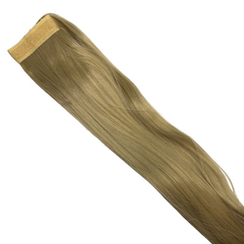 Prodlužování vlasů a účesy - Culík - cop rovný s omotávkou 57 cm