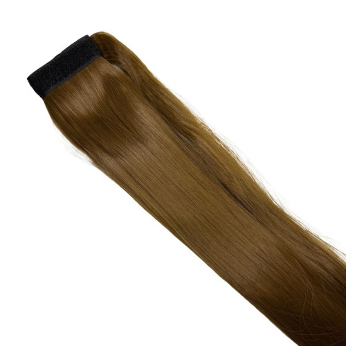 Prodlužování vlasů a účesy - Culík - cop rovný s omotávkou 57 cm
