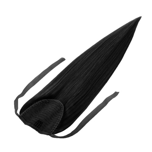 Prodlužování vlasů a účesy - Clip In culík Premium 50 cm / 80 g – Černý, 100% pravé vlasy