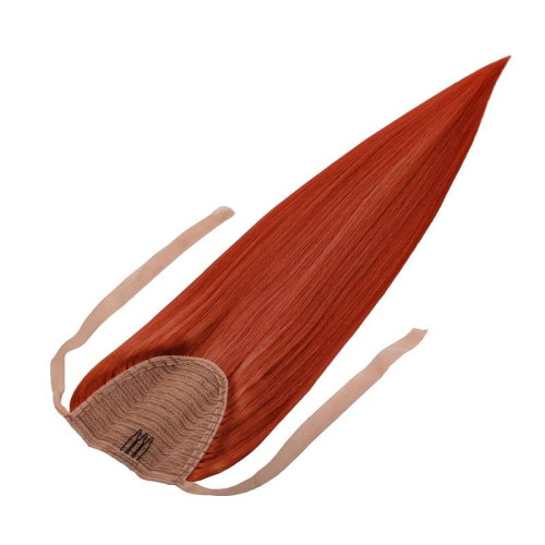 Prodlužování vlasů a účesy - Clip In culík Premium 60 cm / 120 g – Tizian Red, 100% pravé vlasy