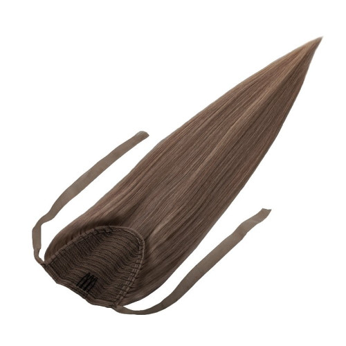 Prodlužování vlasů a účesy - Clip In culík Premium 55 cm / 100 g – přírodní světle hnědá, 100% pravé vlasy