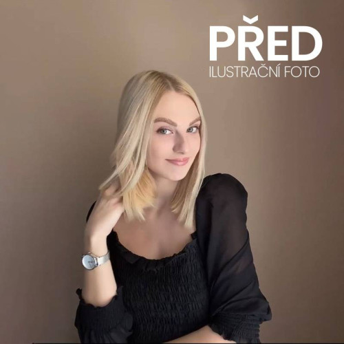 Prodlužování vlasů a účesy - Clip In culík Premium 55 cm / 100 g – hnědá, 100% pravé vlasy