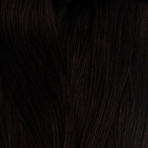 Prodlužování vlasů a účesy - Clip In vlasy Premium 50 cm / 100 g – Tmavě hnědé, 100% pravé vlasy