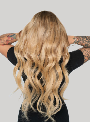 Prodlužování vlasů a účesy - Clip In vlasy Premium 60 cm / 100 g – Světle medová, 100% pravé vlasy