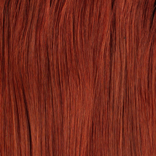 Prodlužování vlasů a účesy - Clip In vlasy Premium 45 cm / 100 g – Tizian Red, 100% pravé vlasy