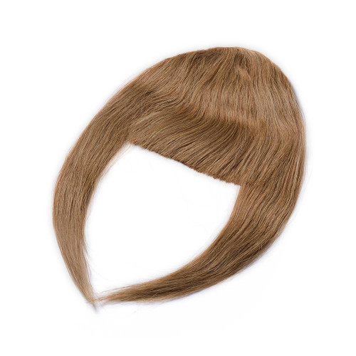 Prodlužování vlasů a účesy - Clip In ofina Premium – tmavě medová, 100% pravé vlasy, 20 cm / 23 g