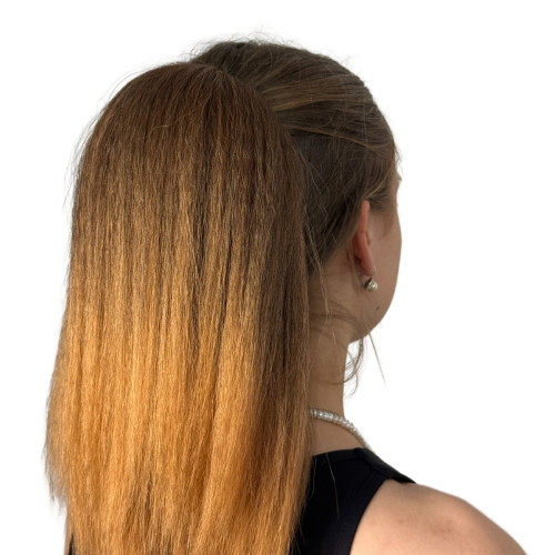 Prodlužování vlasů a účesy - Cop, culík k nasazeni 32 cm, kanekalon - BT27