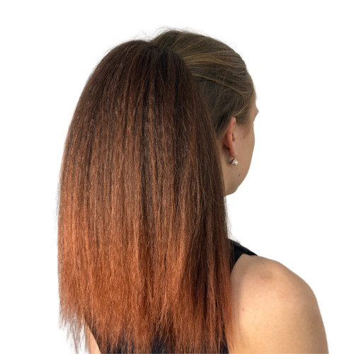 Prodlužování vlasů a účesy - Cop, culík k nasazeni 32 cm, kanekalon - BT30