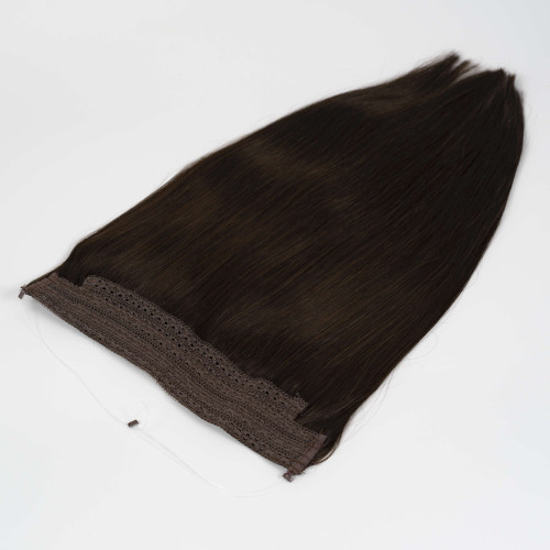 Prodlužování vlasů a účesy - Flip in vlasy Premium 50 cm/ 90g - hnědá