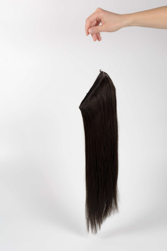 Prodlužování vlasů a účesy - Flip in vlasy Premium 50 cm/ 90g - hnědá