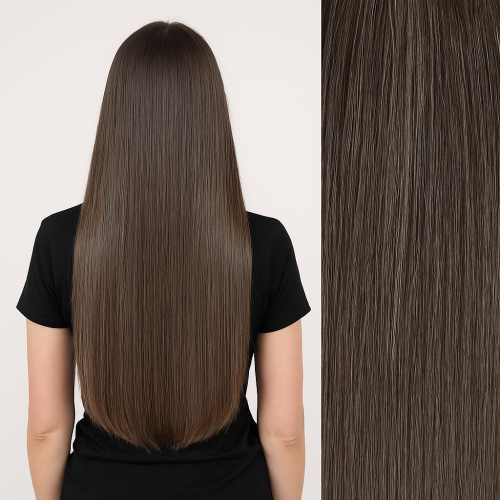 Prodlužování vlasů a účesy - Clip in sada STANDARD - 57 cm - odstín M10/60