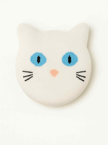 Dámská móda a doplňky - Dárkové ponožky Kočka – originální ponožky zabalené ve tvaru kočičky