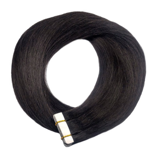 IMPORT - TAPE IN vlasy Premium 50 cm - tmavě hnědá