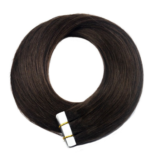 IMPORT - TAPE IN vlasy Premium 50 cm - hnědá