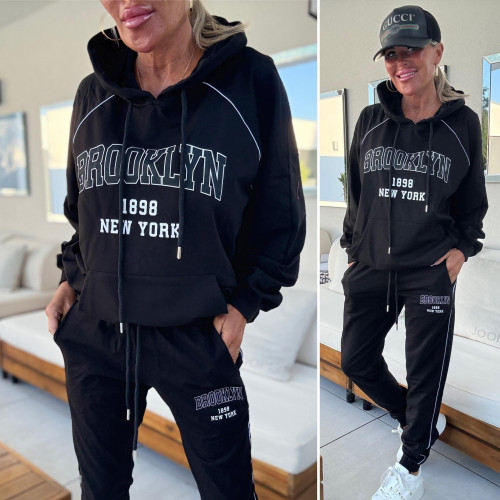 Dámská móda a doplňky - Tepláková souprava Brooklyn - černá