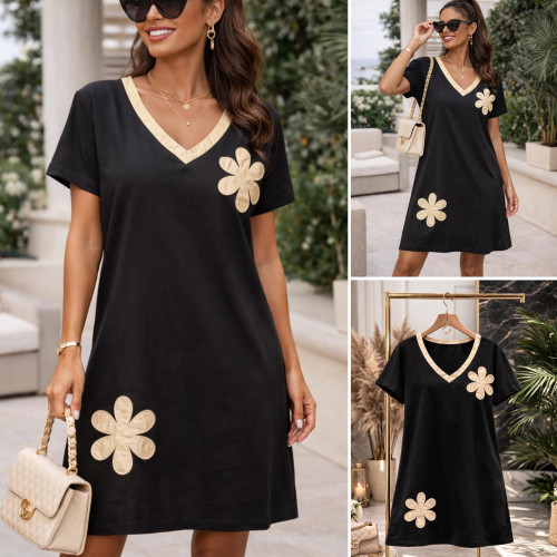 Dámská móda a doplňky - Luxusní bavlněná šatovka Gold