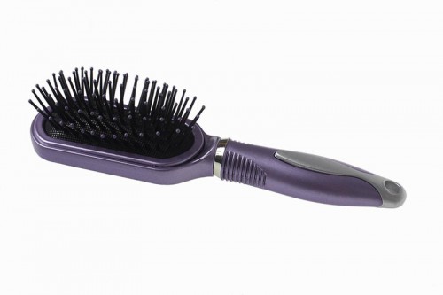 Prodlužování vlasů a účesy - Speciální kartáč na CLIP IN vlasy do kabelky