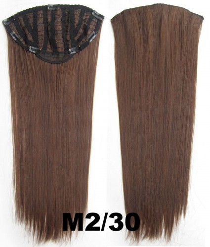 Prodlužování vlasů a účesy - Clip in pás - Jessica 65 cm rovný - odstín M2/30