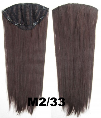 Prodlužování vlasů a účesy - Clip in pás - Jessica 65 cm rovný - odstín M2/33