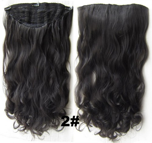 Prodlužování vlasů a účesy - Clip in pás vlasů - Jessica 60 cm vlnitý - odstín 2