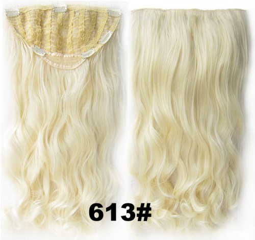 Prodlužování vlasů a účesy - Clip in pás vlasů - Jessica 60 cm vlnitý - odstín 613