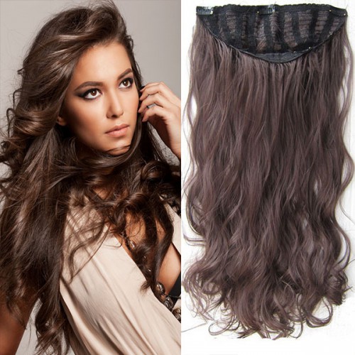 Prodlužování vlasů a účesy - Clip in pás vlasů - Jessica 60 cm vlnitý - odstín 4