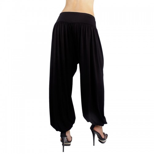 Dámská móda a doplňky - Černé harémové kalhoty